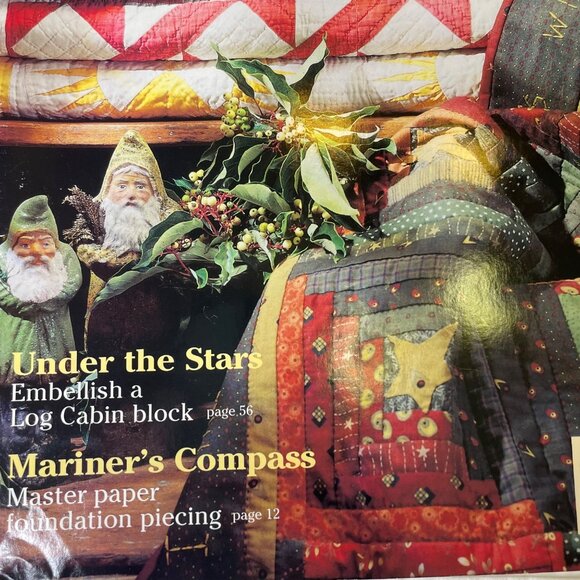 American Patchwork Quilting Crafting Magazine Dec 1998 Issue 35  Vol 6  No 6 u - Picture 3 of 11